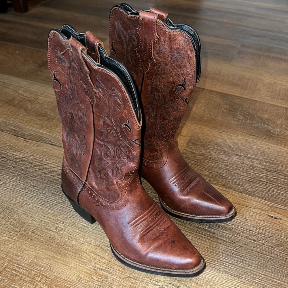 Worn 1 time Cowboy Boots